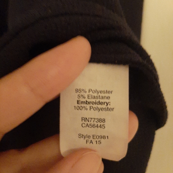 J.crew Navy  Top -Embroidery- - Picture 6 of 6